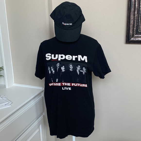 SuperM “We Are The Future Tour” unisex Merch T-Shirt (hat not included) - Picture 1 of 3